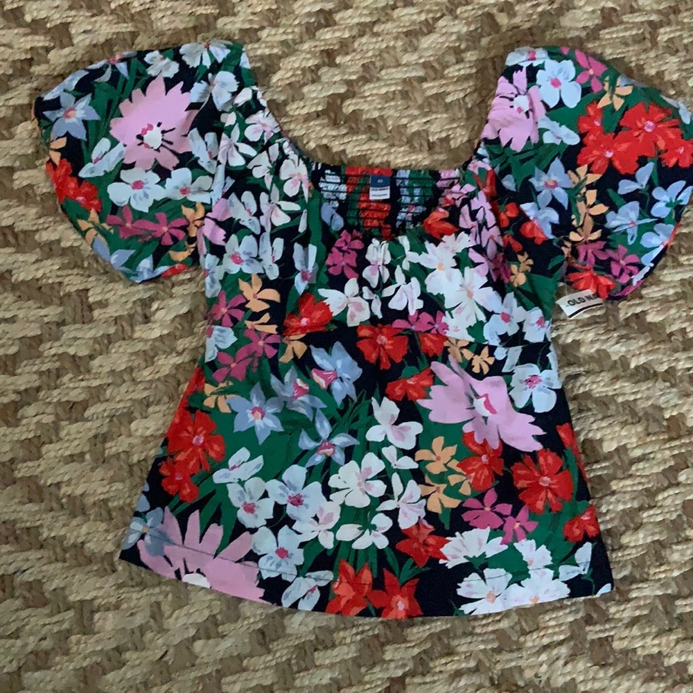 Old Navy floral top, XS.